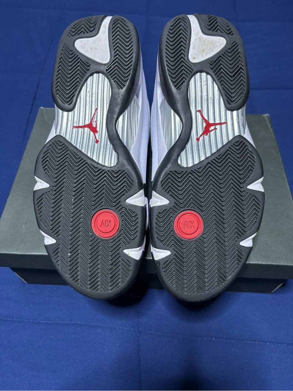 Jordan 14 Retro Black Toe 2024 Size 10